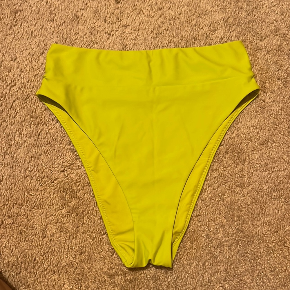 High waisted bikini bottom